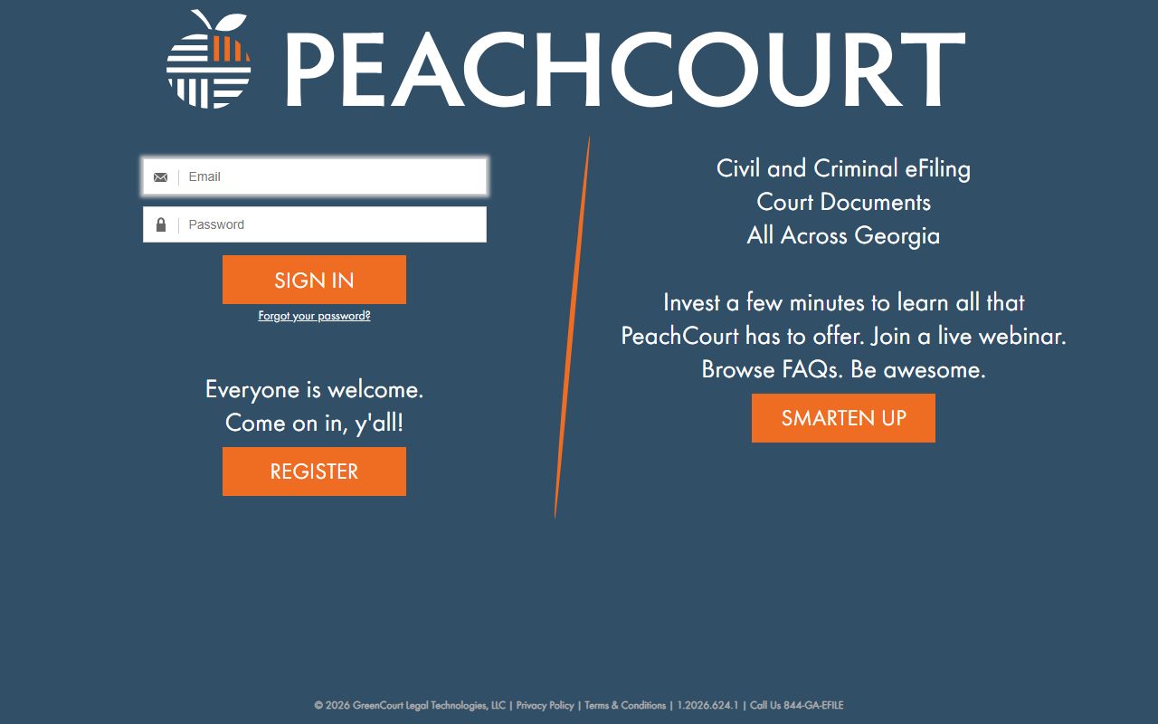 Wayne County court records PeachCourt e-filing platform