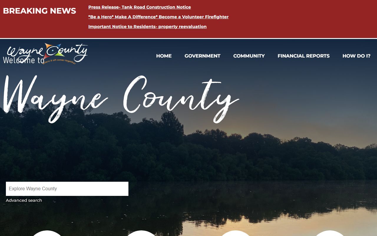 Wayne County court records official county government site