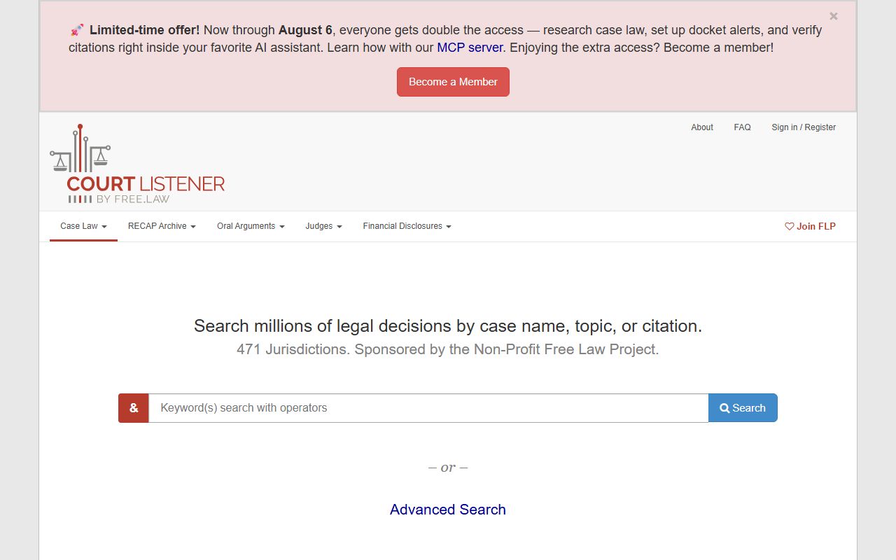 Wayne County probate records CourtListener legal research alternative